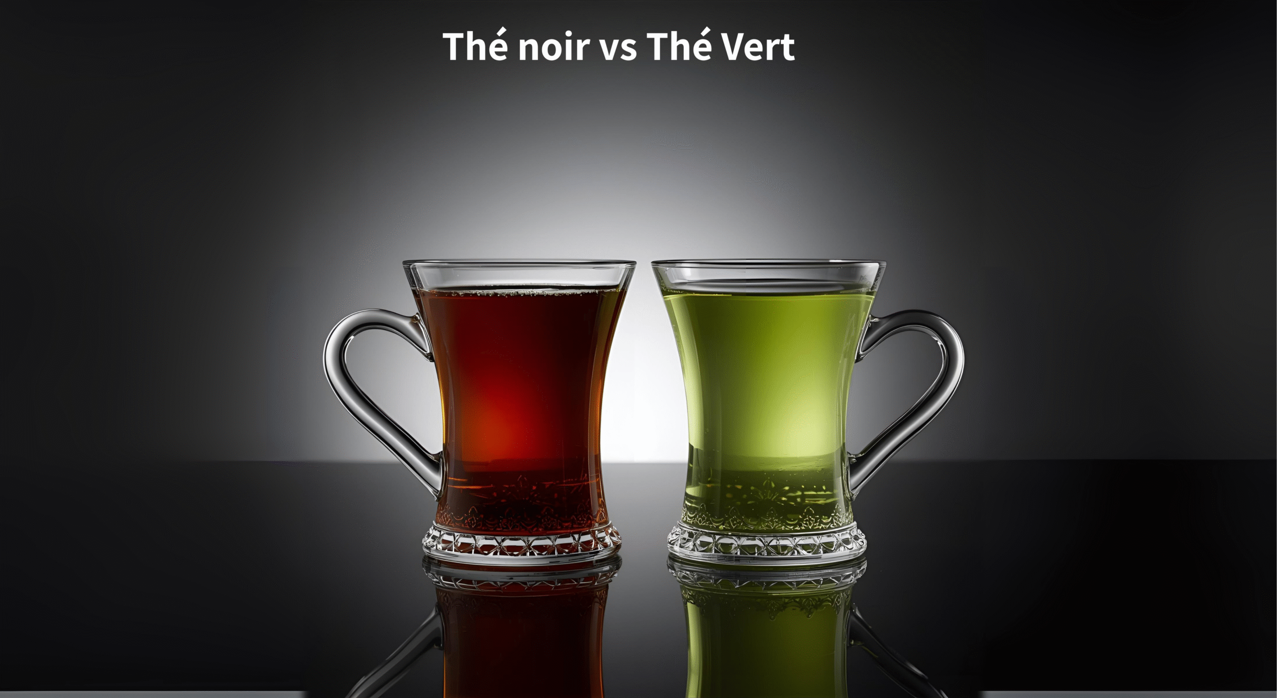 Comparatif thé vert vs thé noir 