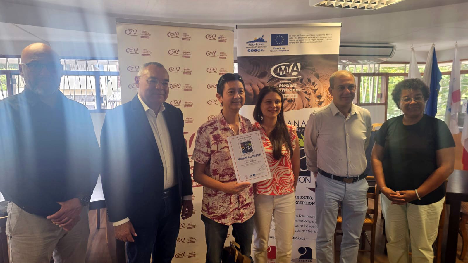 Nature d’ici et d’ailleurs renouvelle son label Artisan de La Réunion